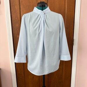 The Limited x Scandal Blue Blouse Small